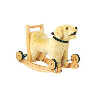 labrador rocker & push along baby walker by hibba toys of leeds