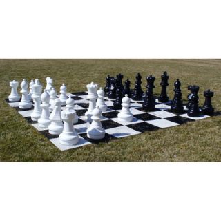 CN Chess Garden Chessmen on Chess Board