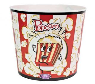 Nostalgia Electrics 8 Qt Reusable Plastic Popcorn Buckets —