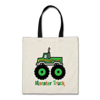 Green Monster Truck Bags