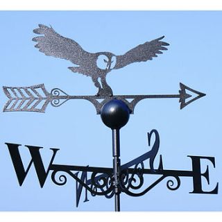 owl weathervane by the orchard