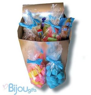 hamper box of sweets by bijou gifts