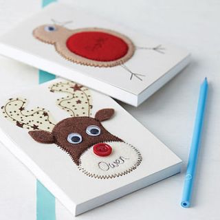 personalised embroidered notepad by zoe gibbons