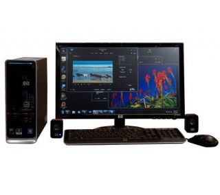HP Desktop 21.5 Monitor AMD Dual Core 4GB RAM 750GBHD w/4 YrAnti Viru —