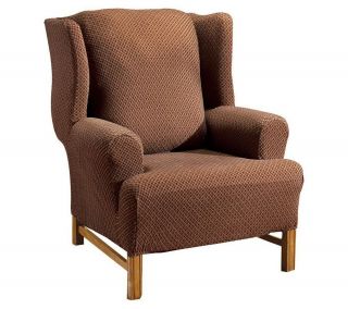 Sure Fit Stretch Sullivan Wing Chair Slipcover —
