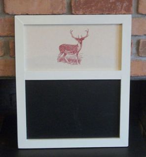 red deer chalkboard by rustic country crafts