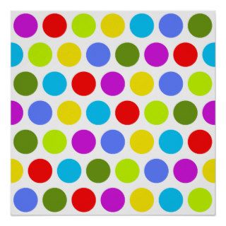 Colorful Polka Dots Print