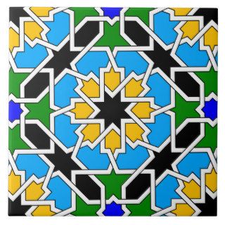 Islamic geometric pattern tile