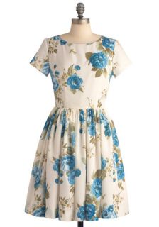 Beauty in the Air Dress in Delphinium  Mod Retro Vintage Dresses