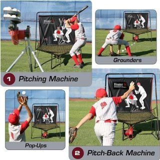 DoublePlay Pro  Pitching & Fielding Machine w/Heater Jr. Pitching Machine  Baseball Pitching Machines  Sports & Outdoors