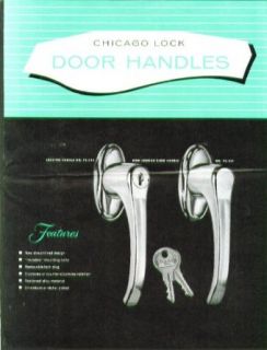 Chicago Lock Door Handle catalog 1960s Entertainment Collectibles