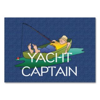TOP Yacht Captain Fun Business Card Template