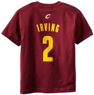 NBA Cleveland Cavaliers Kyrie Irving Youth 8 20 Short Sleeve Name & Number T Shirt, Small, Red  Sports Fan T Shirts  Sports & Outdoors
