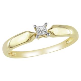 1/10 CT.T.W. Princess Diamond Solitaire Ring in
