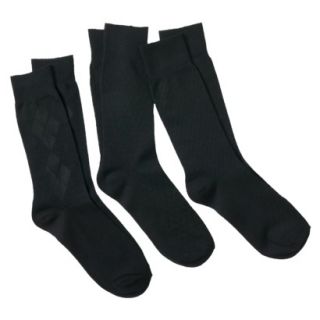 Merona® Mens 3Pack Dress Socks   Black