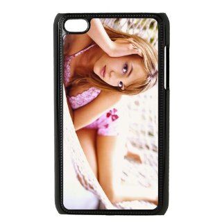 Britney Spears iPod 4 Case Cover,iTouch 4 Protective Custom Case (Black&White) Cell Phones & Accessories