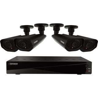 Defender Pro DVR Surveillance System — 4-Channel, 2 TB DVR with 4 High-Resolution Security Cameras, Model# 21158  Security Systems   Cameras