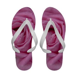 Pink rose sandals