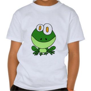 XX  Funny Sitting Green Frog Cartoon Shirt