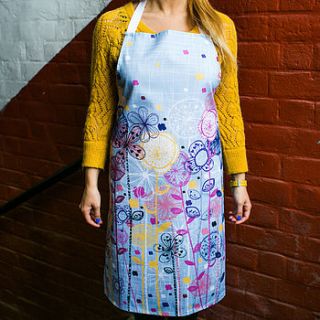 quirky floral stems apron by rachael taylor
