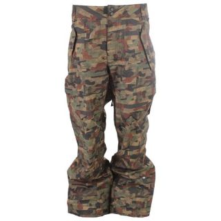 Ride Phinney Snowboard Pants Distorted Camo Print 2014