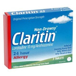 SPECIAL PACK OF 5   CLARITIN TAB 10MG (OTC) 5TB by SCHERING PLOUGH NO Health & Personal Care