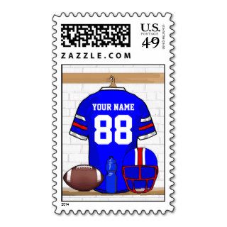 Personalized American Football Grid Iron jersey Stamp