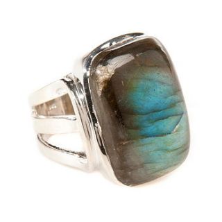 gemstone silver cocktail rings by charlotte's web
