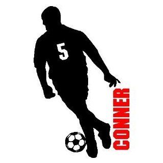 SOCCER BOY CUSTOM WITH NAME/NUMBER.SOCCER WALL ART DECALS STICKERS GRAPHICS   Wallpaper  