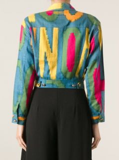 Moschino Jeans Vintage Graphic Print Jacket   House Of Liza