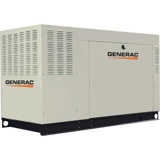 Generac Commercial Series Liquid-Cooled Standby Generator — 60 kW, 120/208 Volts, LP, Model# QT06024GVSX  Commercial Standby Generators