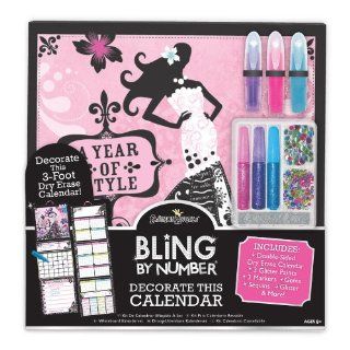 Fashion Angels Bling By Number  Dry Erase Calendar Yearof Style Toys & Games