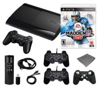 PlayStation 3 Slim 500GB Bundle w/ Madden NFL 25 & Accessorie —