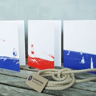 coast greetings card by lonetree