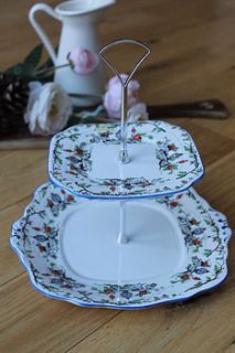 oriental lanterns cake stand by teacup candles