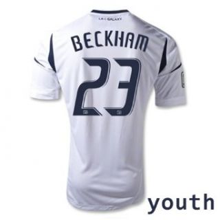 Adidas L.A. Galaxy Beckham #23 Jersey (Home 2012/13) YOUTH (YL) Clothing