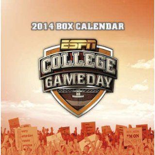 ESPN College Gameday   2014 Box Calendar   Office Desk Pad Calendars