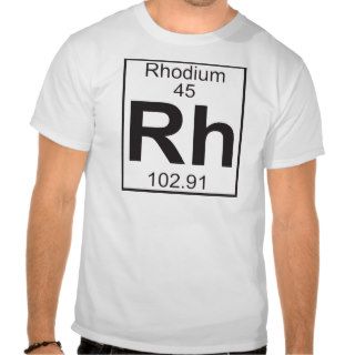 Element  45   rh (rhodium) tee shirts