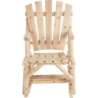 Cedar/Fir Log Adirondack Rocker, Model# T-24N339MB  Chairs