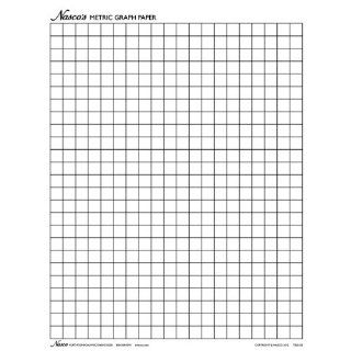 Nasco 100 Sheet Graph Paper, 1cm Squares, 11" x 8 1/2"