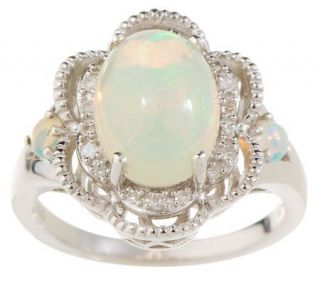 As Is Ethiopian Opal Oval Sterling Ring —