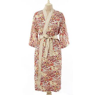 japanese kimono dressing gown by keiko uchida