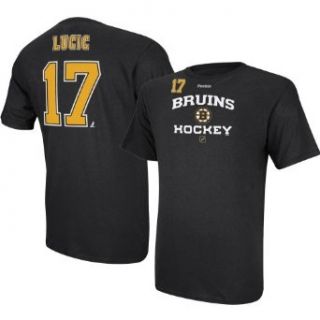 Milan Lucic Boston Bruins Black Name and Number T shirt XX Large Clothing