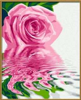 Schipper Pink Rose Paint By Number Toys & Games