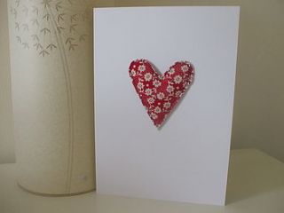 handmade heart card by caroline watts embroidery