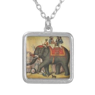 old time performing elephant necklaces