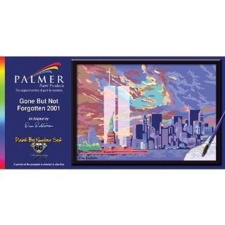 Palmer 11 1/2 Inch by 15 Inch Paint by Number Kit, Gone But Not Forgotten 2001   Childrens Paint By Number Kits
