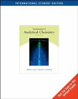 Fundamentals of Analytical Chemistry Douglas A. Skoog Fremdsprachige Bücher