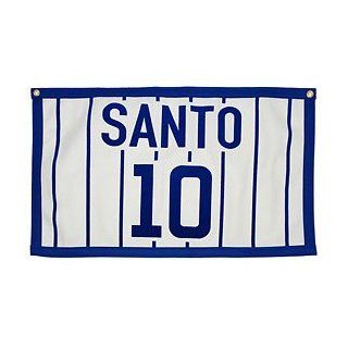 Chicago Cubs Ron Santo Retired Number Flag  Sports Fan Outdoor Flags  Sports & Outdoors