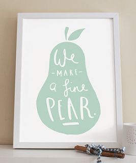 a fine pear print by old english company